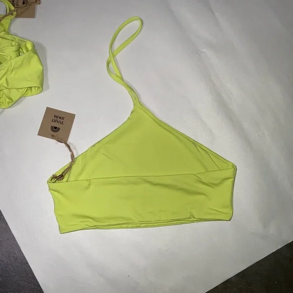 Toast Swim Neon Yellow Bikini Set - Picture 2 of 2